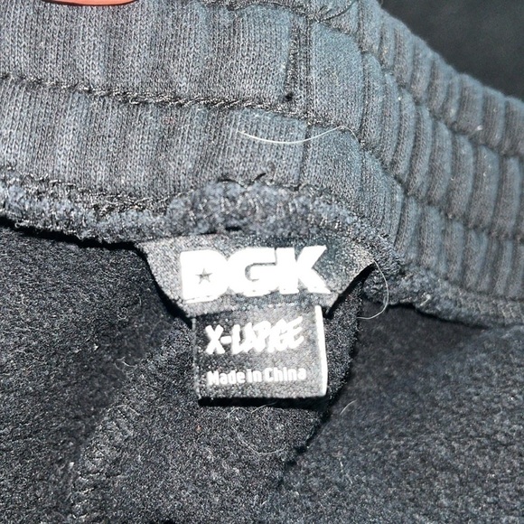DGK Guadalupe Embroidered Black Sweatpants size XL.  Excellent Condition - Picture 11 of 13